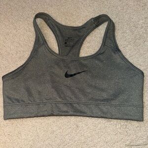 Nike Women's Grey Racerback Sports Bra